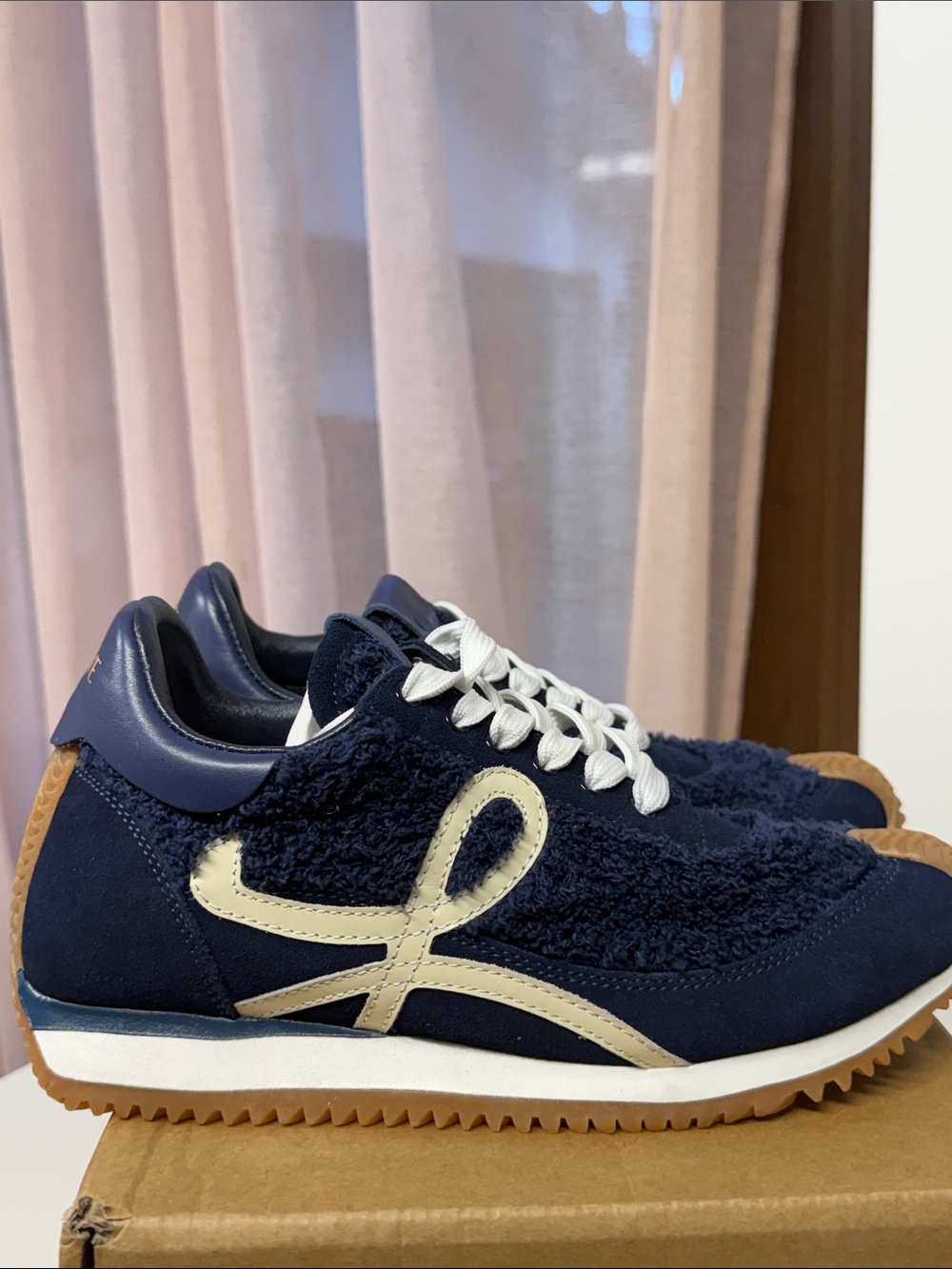 Women’s Loewe like Flow Runner Sneakers - Picture 7 of 15